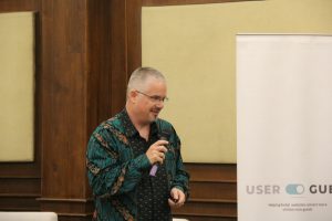 Pak Kriss dari Celax Digital & BiruDaun, aka Audience Serv Indonesia, Legian eCommerce Society 2019, Astagina Resort Villa & Spa Bali, Indonesia